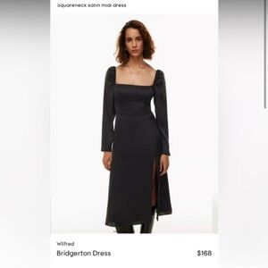 Wilfred Black Bridgerton Dress